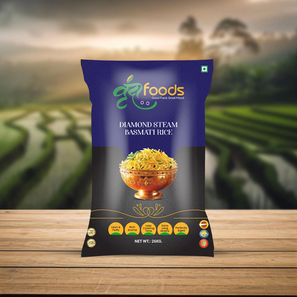 Diamond steam basmati rice